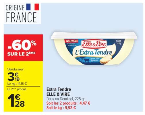 Extra Tendre ELLE & VIRE