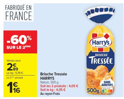 Brioche Tressée HARRYS