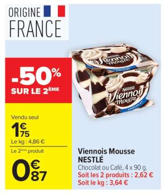Viennois Mousse NESTLÉ