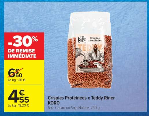 Crispies Protéinées x Teddy Riner KORO