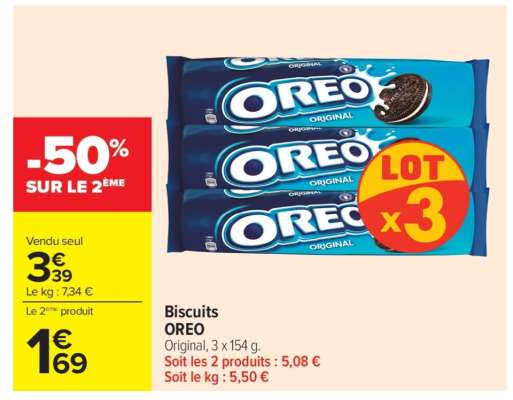 Biscuits Oreo