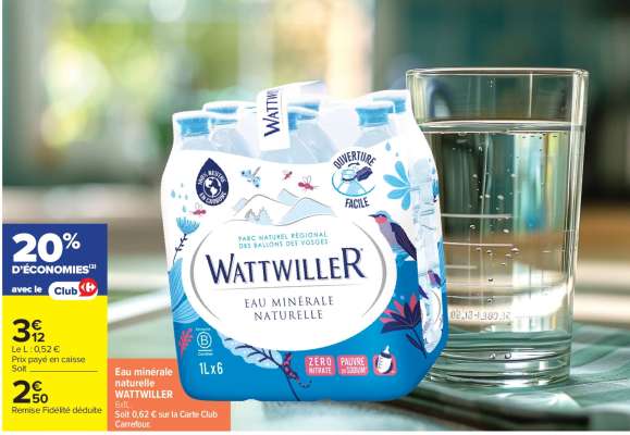 Eau Minérale Naturelle Wattwiller