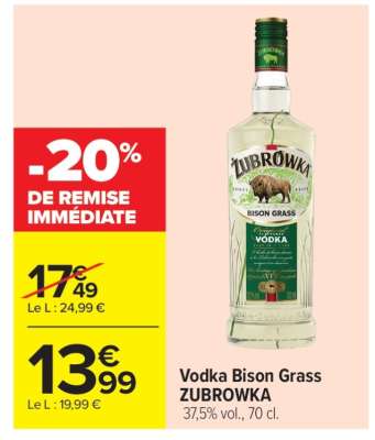 Vodka Bison Grass "Zubrowka"