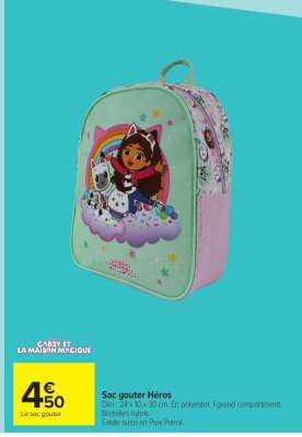 Sac goûter Héros