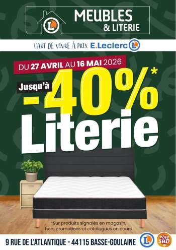 Catalogue E.Leclerc - 27/04/2026 - 16/05/2026.