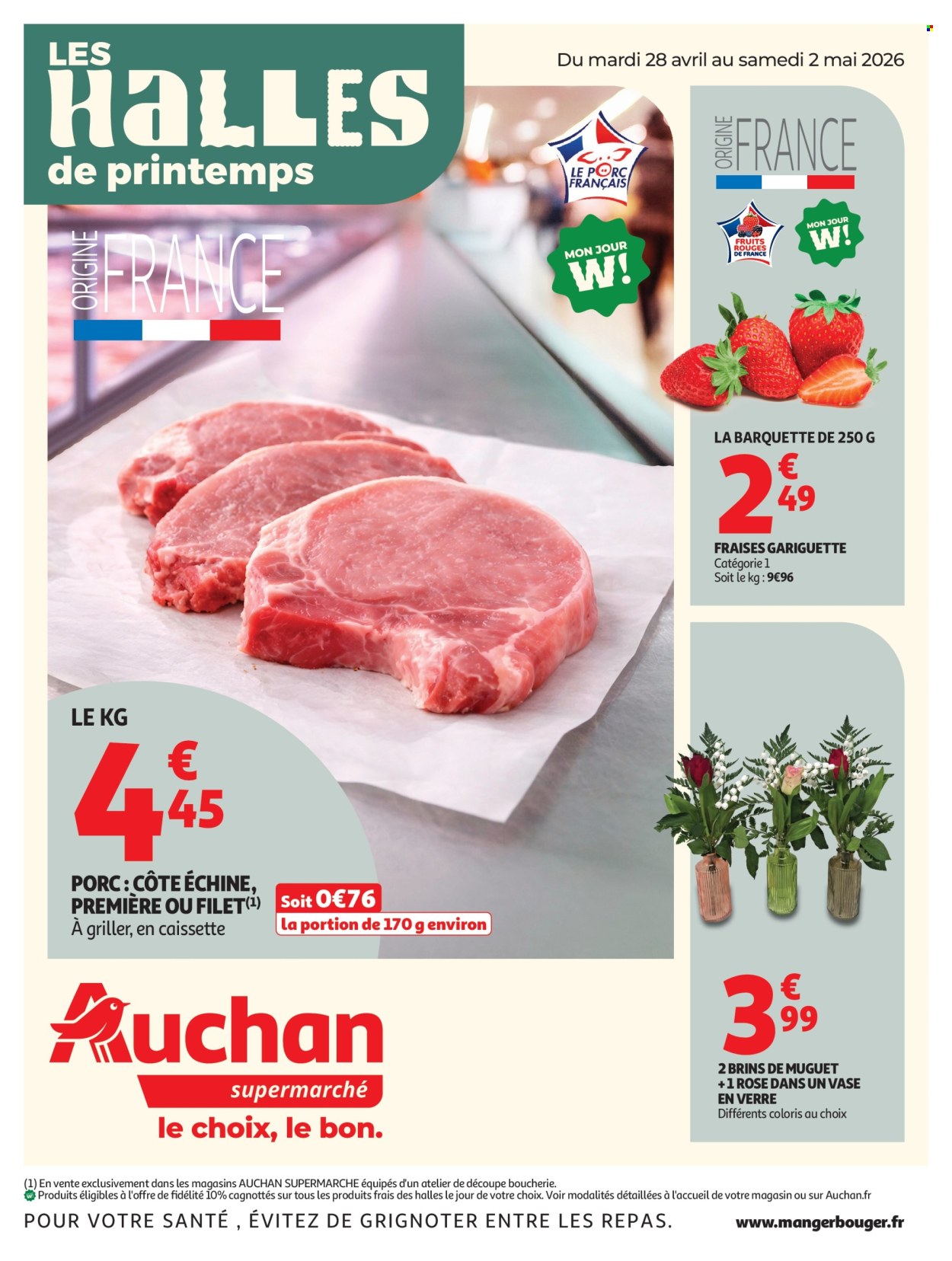 Catalogue Auchan - 28/04/2026 - 02/05/2026. Page 1
