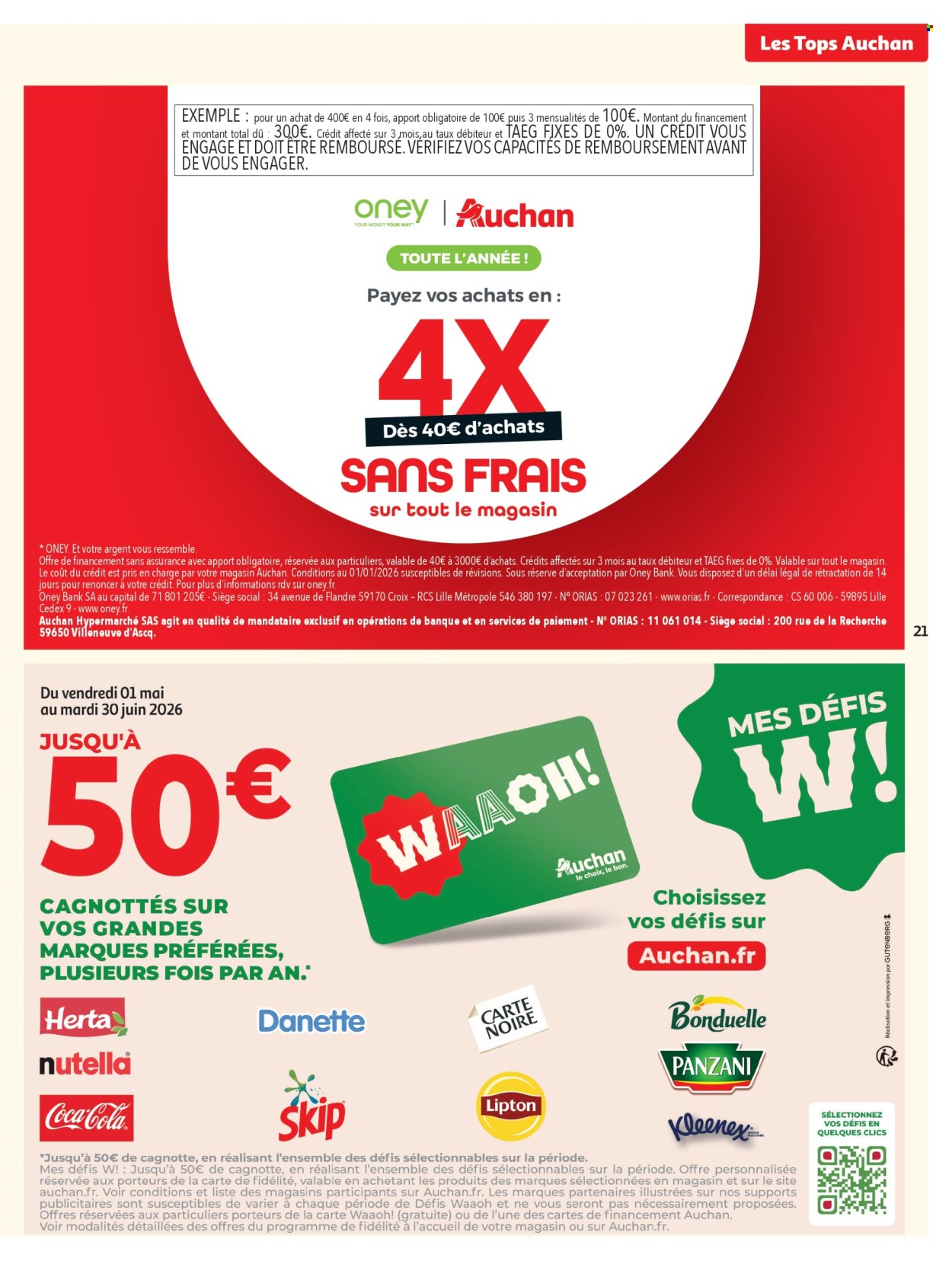 Catalogue Auchan - 28/04/2026 - 10/05/2026. Page 21