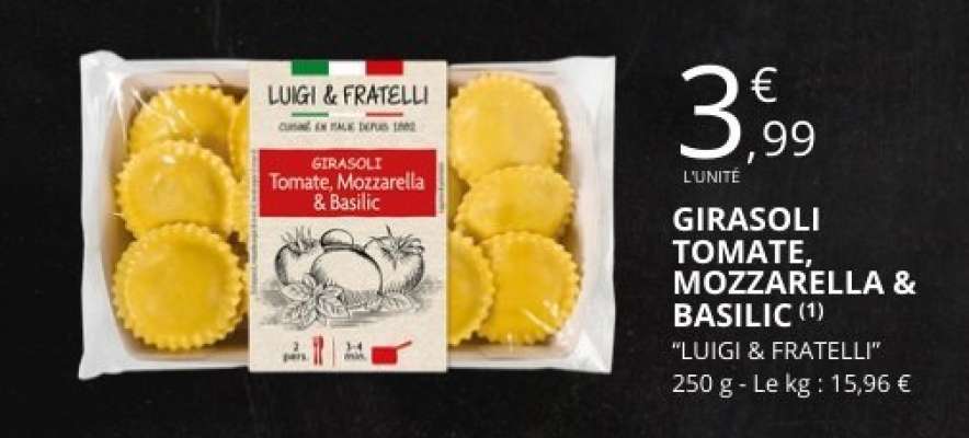 Girasoli Tomate Mozzarella Basilic