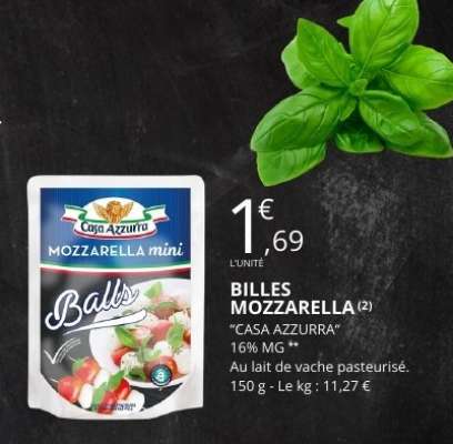 BILLES MOZZARELLA