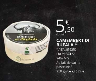 Camembert di Bufala