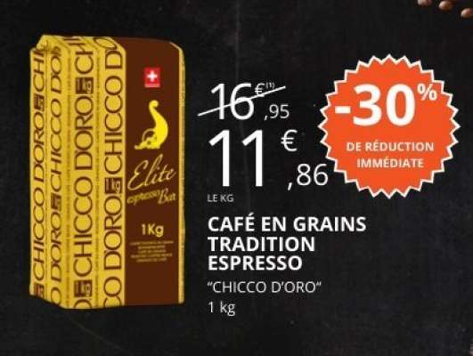 Café en grains Tradition Espresso "Chicco d'Oro"