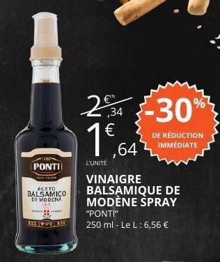 VINAIGRE BALSAMIQUE DE MODÈNE SPRAY "PONTI"