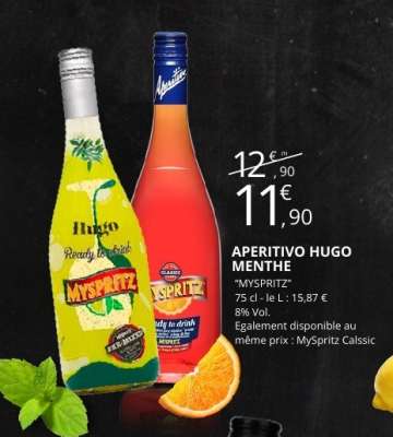APERITIVO HUGO MENTHE