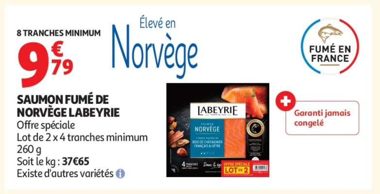 Saumon Fumé De Norvège Labeyrie