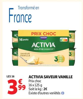 Activia Saveur Vanille