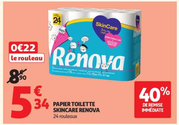 Papier Toilette Skincare Renova