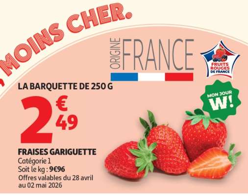 Fraises Gariguette