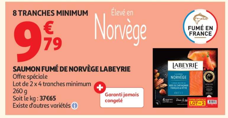 Saumon Fumé De Norvège Labeyrie