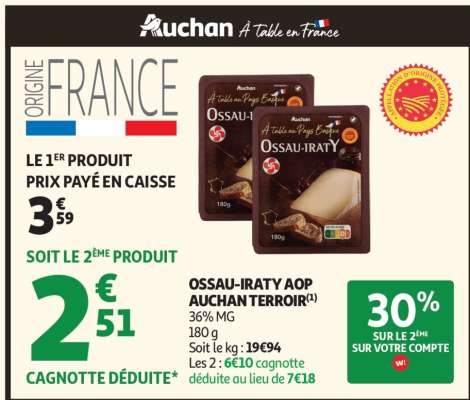 OSSAU-IRATY AOP AUCHAN TERROIR