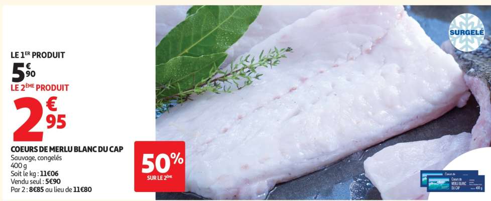 COEURS DE MERLU BLANC DU CAP