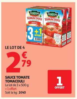 SAUCE TOMATE TOMACOULI