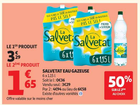 Salvetat Eau Gazeuse