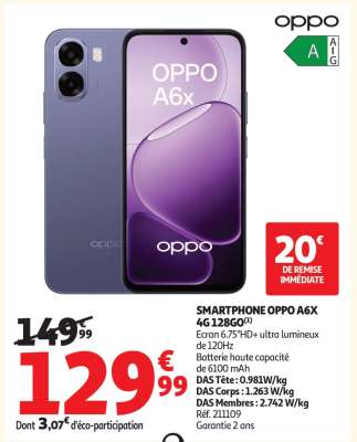 SMARTPHONE OPPO A6X 4G 128GO