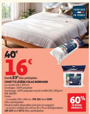 Couette Légère Colas Normand