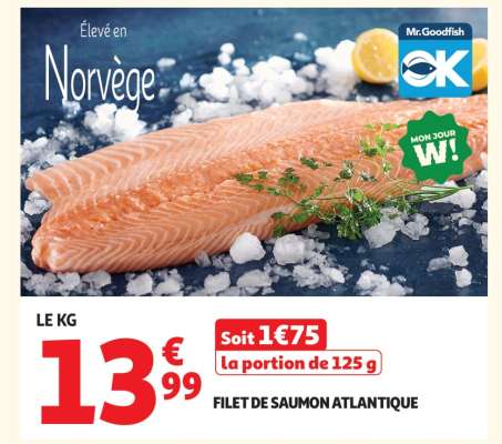 Filet De Saumon Atlantique