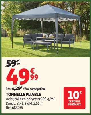 Tonnelle Pliable