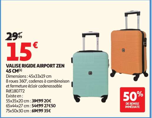 VALISE RIGIDE AIRPORT ZEN 45 CM