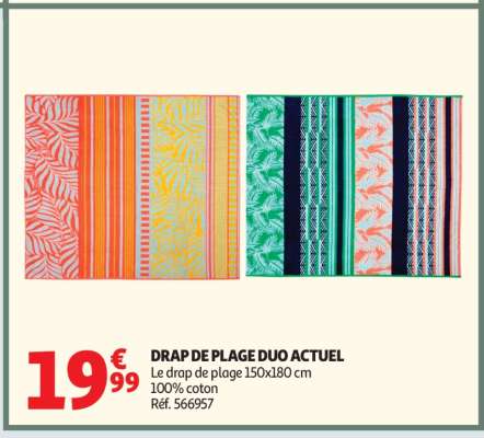 Drap De Plage Duo Actuel