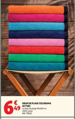 Drap De Plage Colorama Actuel