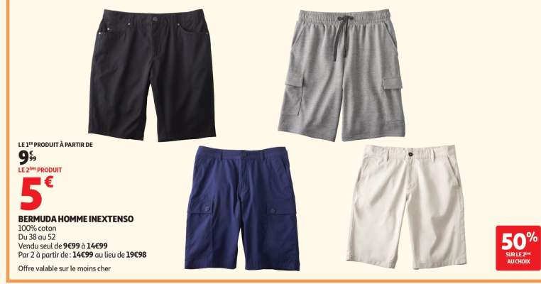 Bermuda Homme Inextenso