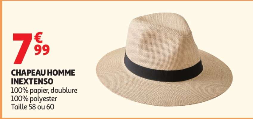 CHAPEAU HOMME INEXTENSO