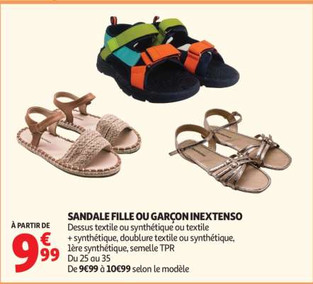 Sandale Fille Ou Garçon Inextenso