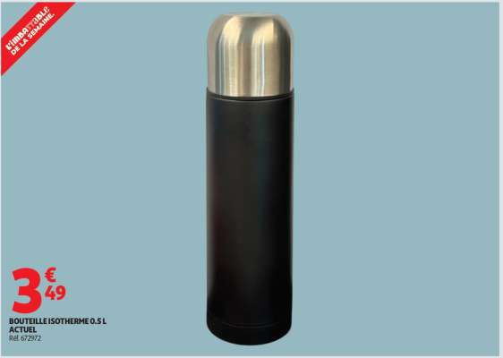 BOUTEILLE ISOTHERME 0.5L ACTUEL