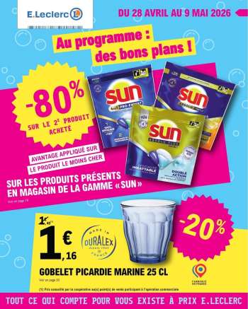 Catalogue E.Leclerc - 28/04/2026 - 09/05/2026.
