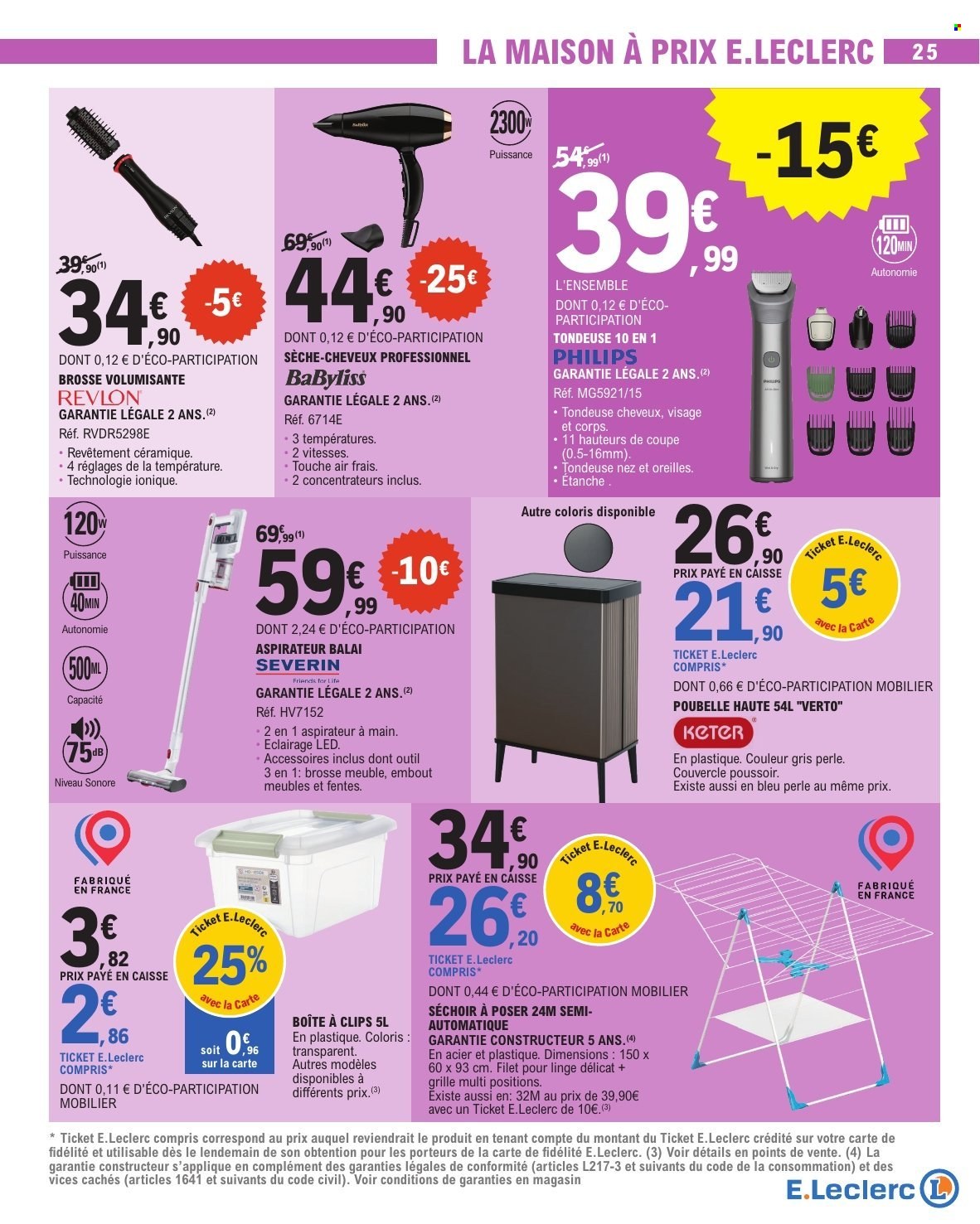 Catalogue E.Leclerc - 28/04/2026 - 09/05/2026. Page 25