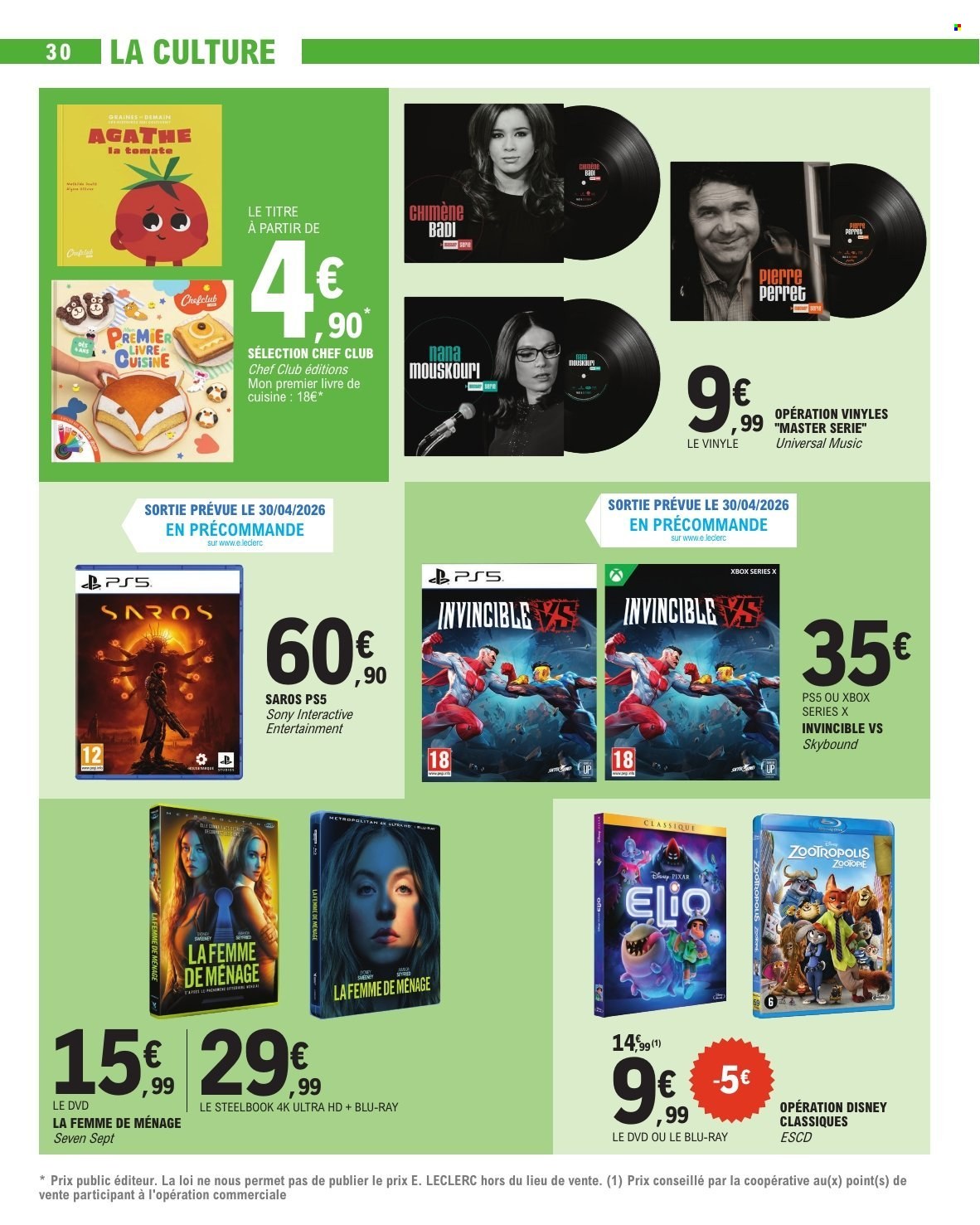 Catalogue E.Leclerc - 28/04/2026 - 09/05/2026. Page 30