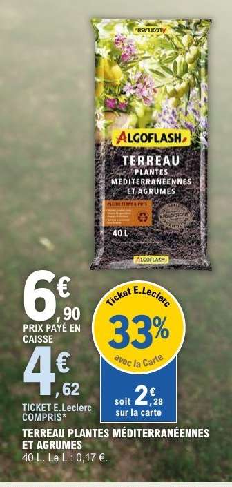 TERREAU PLANTES MÉDITERRANÉENNES ET AGRUMES