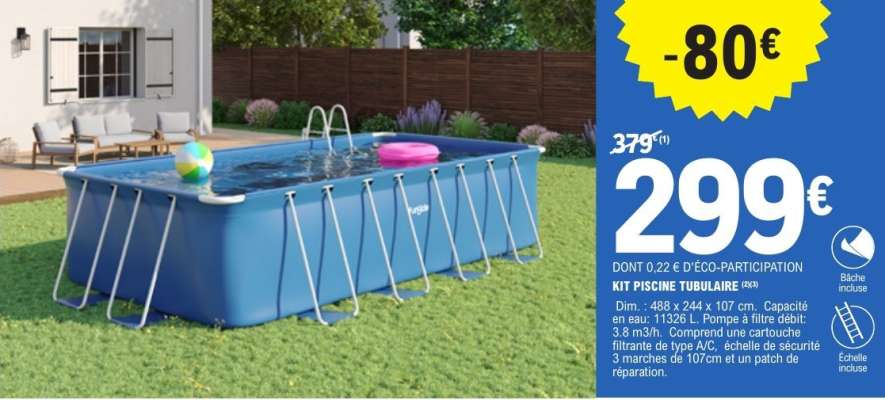 Kit Piscine Tubulaire