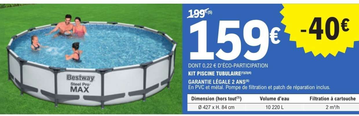 Kit Piscine Tubulaire