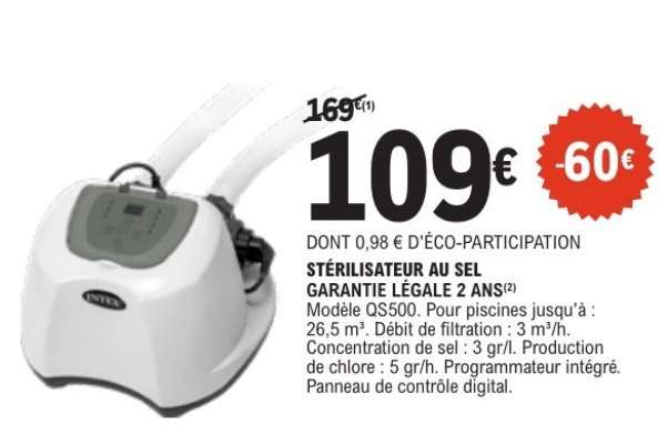 STÉRILISATEUR AU SEL