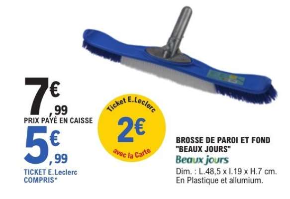 BROSSE DE PAROI ET FOND "BEAUX JOURS"