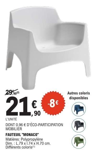 FAUTEUIL MONACO