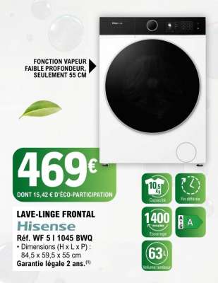Lave Linge Frontal Hisense