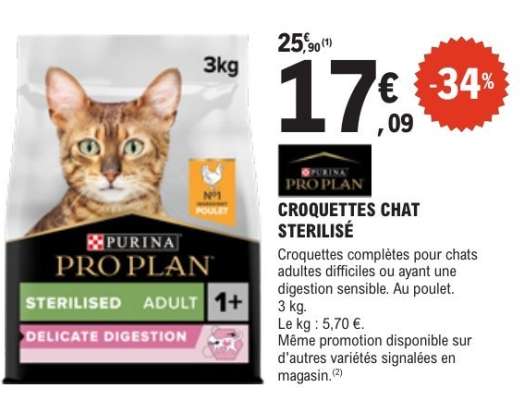 CROQUETTES CHAT STÉRILISÉ