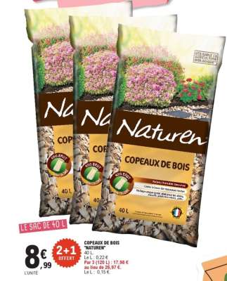 COPEAUX DE BOIS "NATUREN"