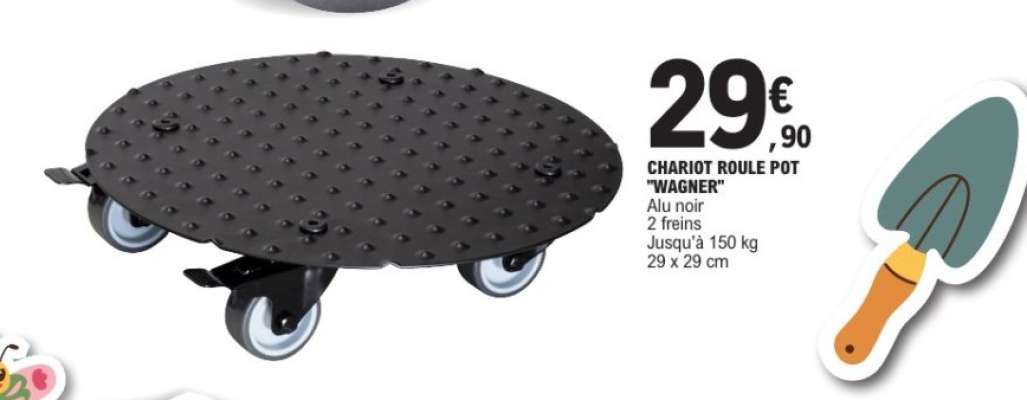 CHARIOT ROULE POT 'WAGNER'